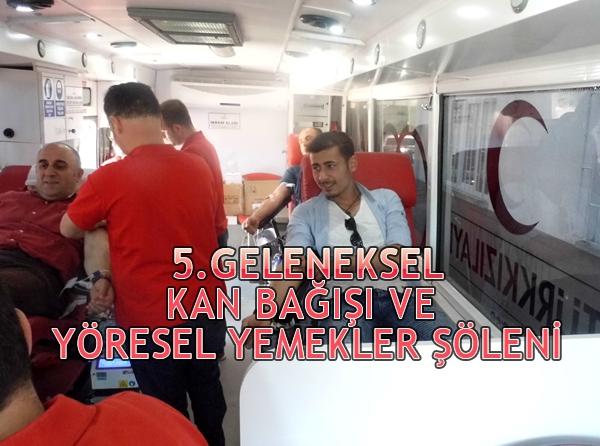 Hüseyin Gürkan Anadolu Lisesi Tarafından 5.Geleneksel Kan Bağışı Ve Yöresel Yemekler Şöleni Yapıldı.