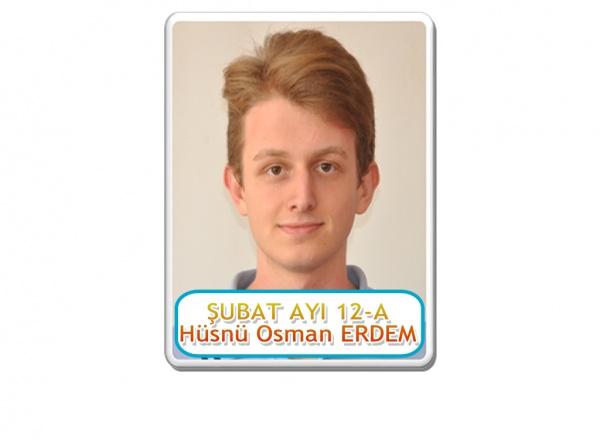 Şubat Ayı Ayın Öğrencisi : Hüsnü Osman ERDEM