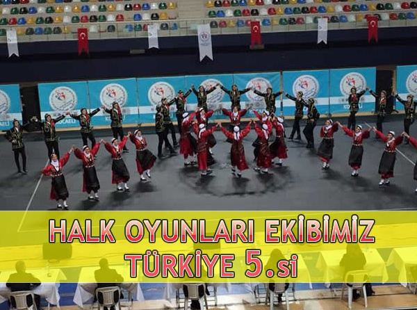 Halk Oyunları Ekibimiz Türkiye 5.si