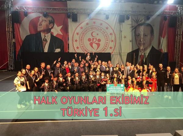 Halk Oyunları Ekibimiz Türkiye 1.si
